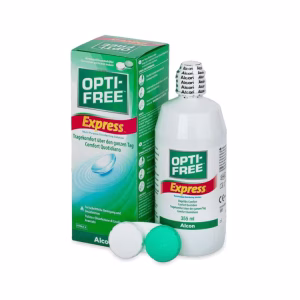 OPTI-FREE Express Líquido de Limpeza de Lentes de Contacto 355mL