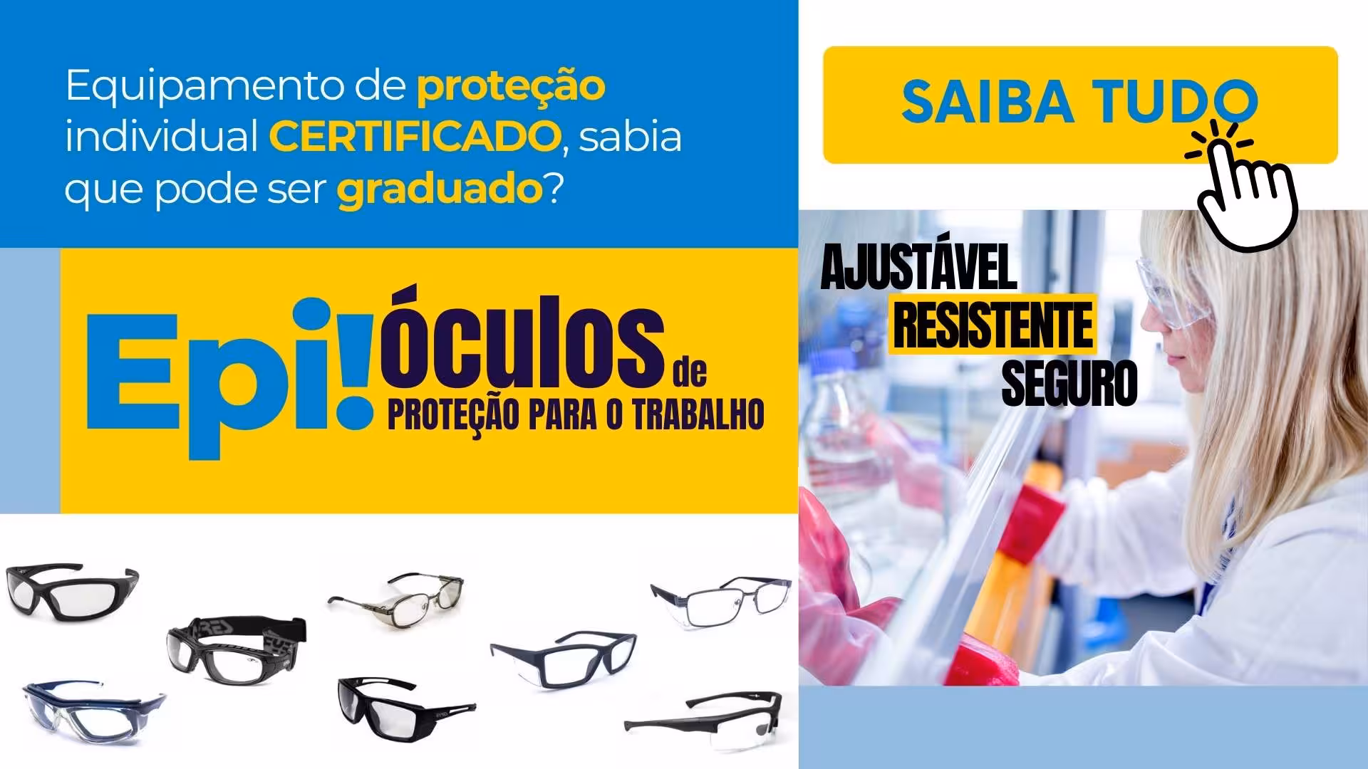 Óculos de Proteção - Garantia de segurança no trabalho