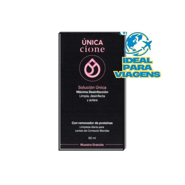 Única Cione Líquido de Limpeza de Lentes de Contacto 60mL